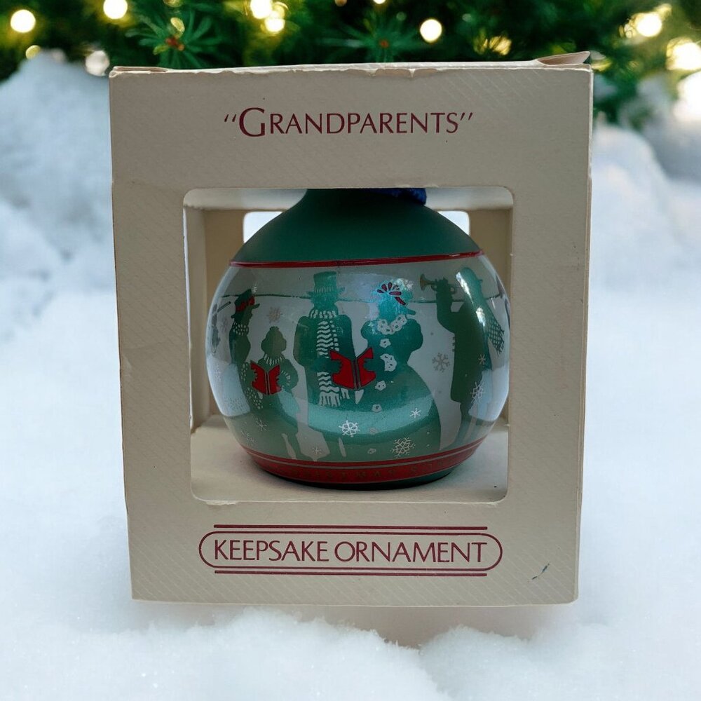 Grandparents Hallmark Keepsake Christmas Tree Ornament - 1984